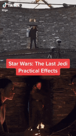 Last Jedi - Practical effects test.gif